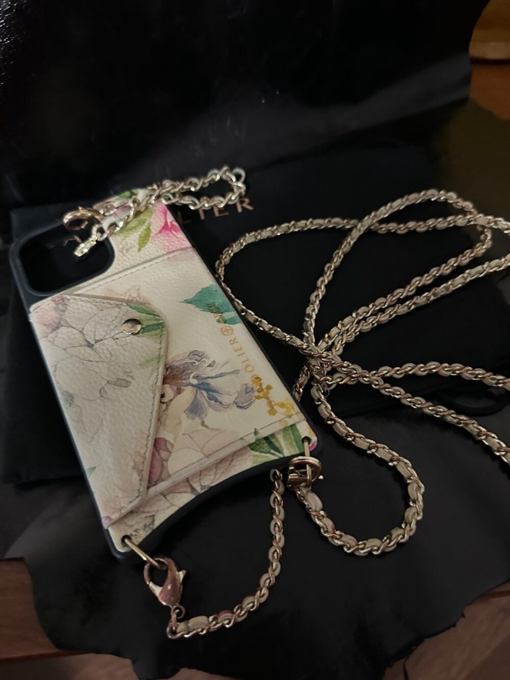 Bandolier 14 PM Ceci Ivory Floral/Gold Set
